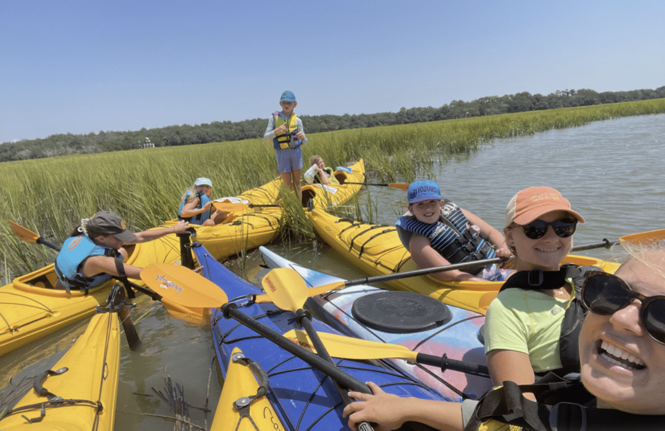 Young Naturalist Camp in Beaufort, SC Fripp Island Camp, Coastal Expeditions Camp, Kids, Kayaking, St. Helena Island